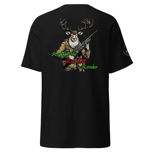 Rudolph the Red Dot Reindeer Men's classic tee