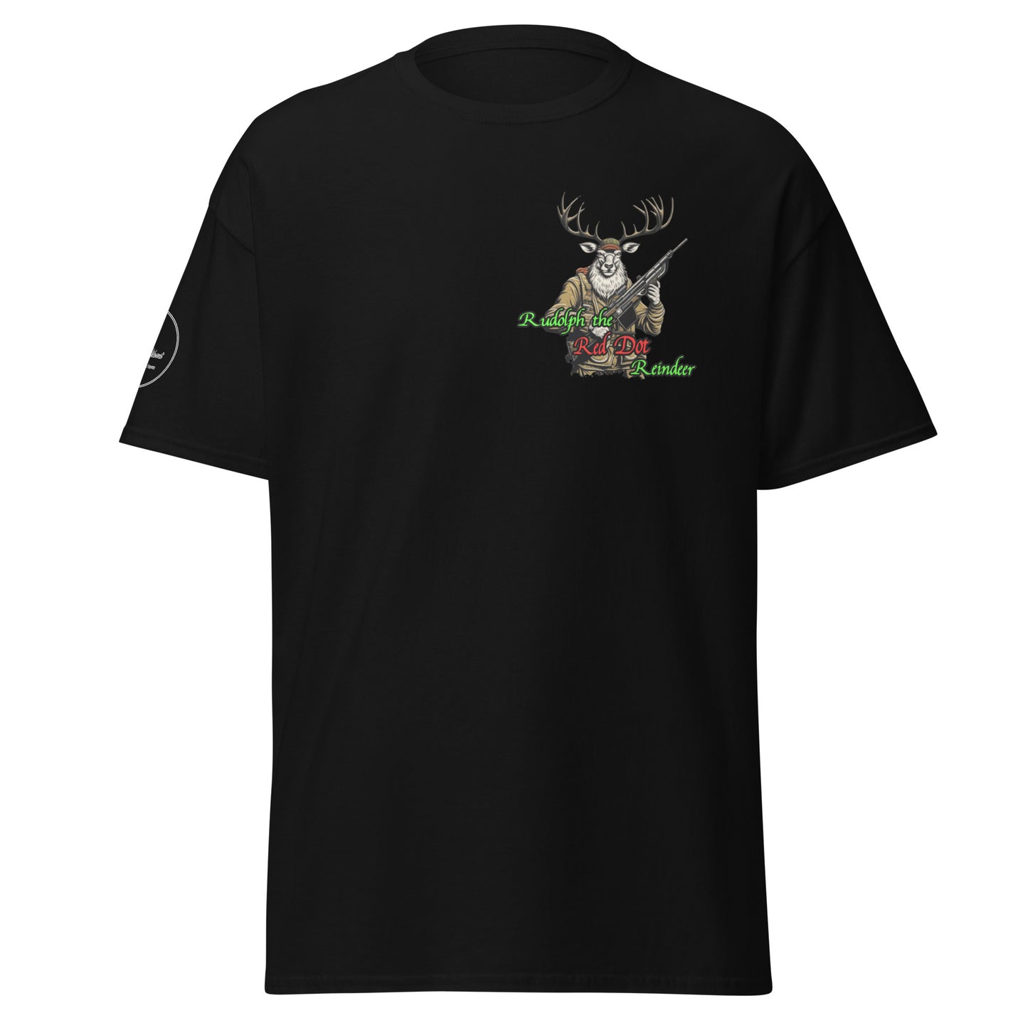 Rudolph the Red Dot Reindeer Men's classic tee