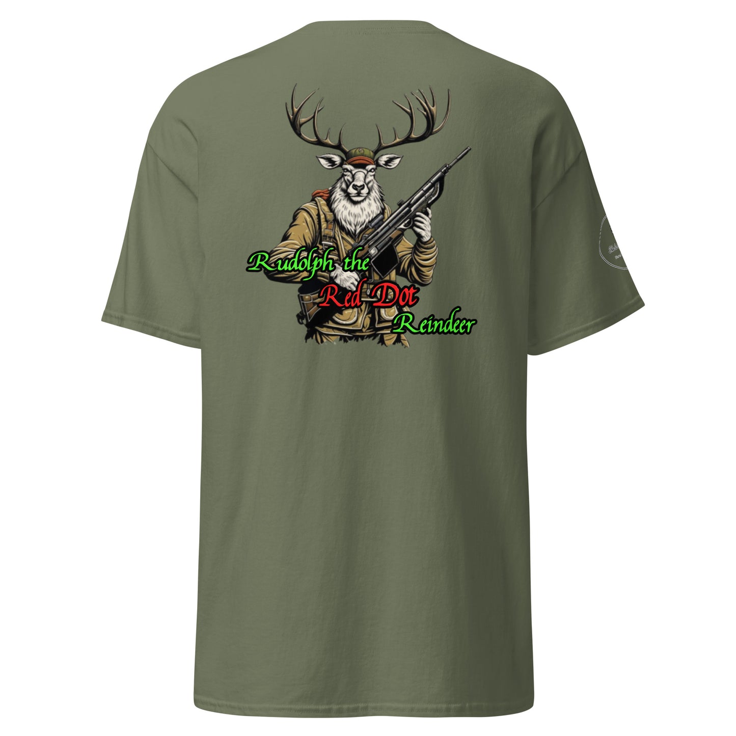 Rudolph the Red Dot Reindeer Men's classic tee