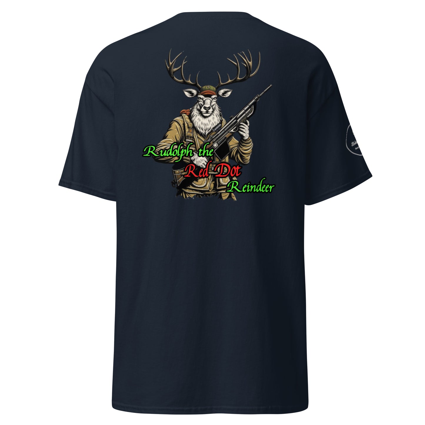 Rudolph the Red Dot Reindeer Men's classic tee