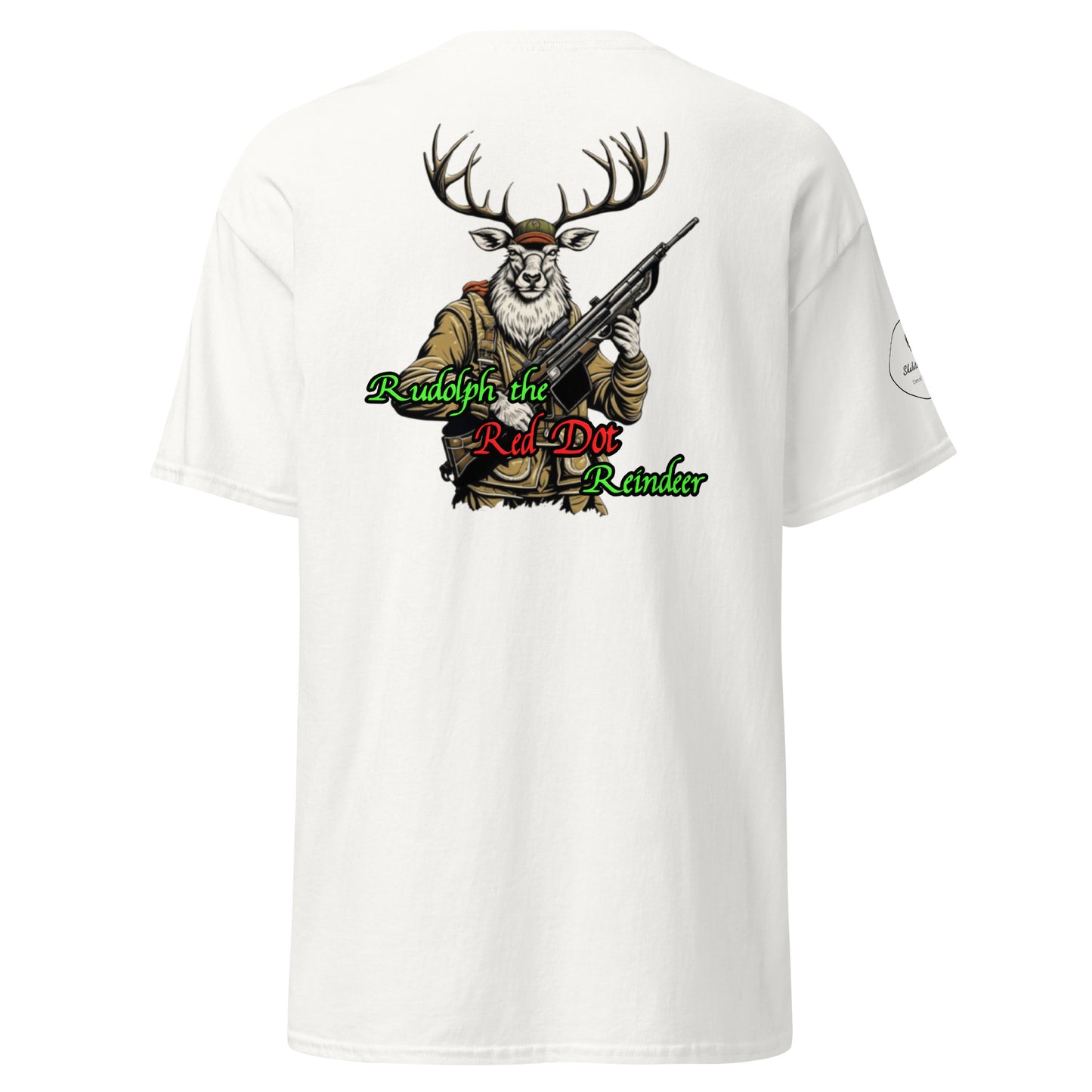 Rudolph the Red Dot Reindeer Men's classic tee