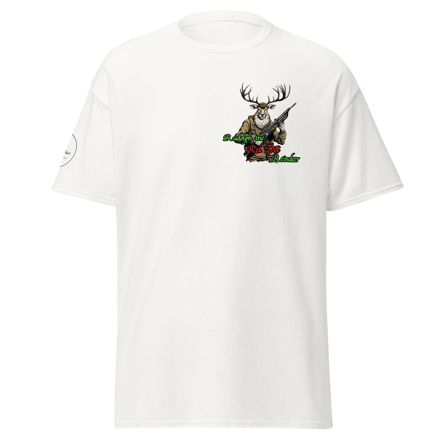 Rudolph the Red Dot Reindeer Men's classic tee