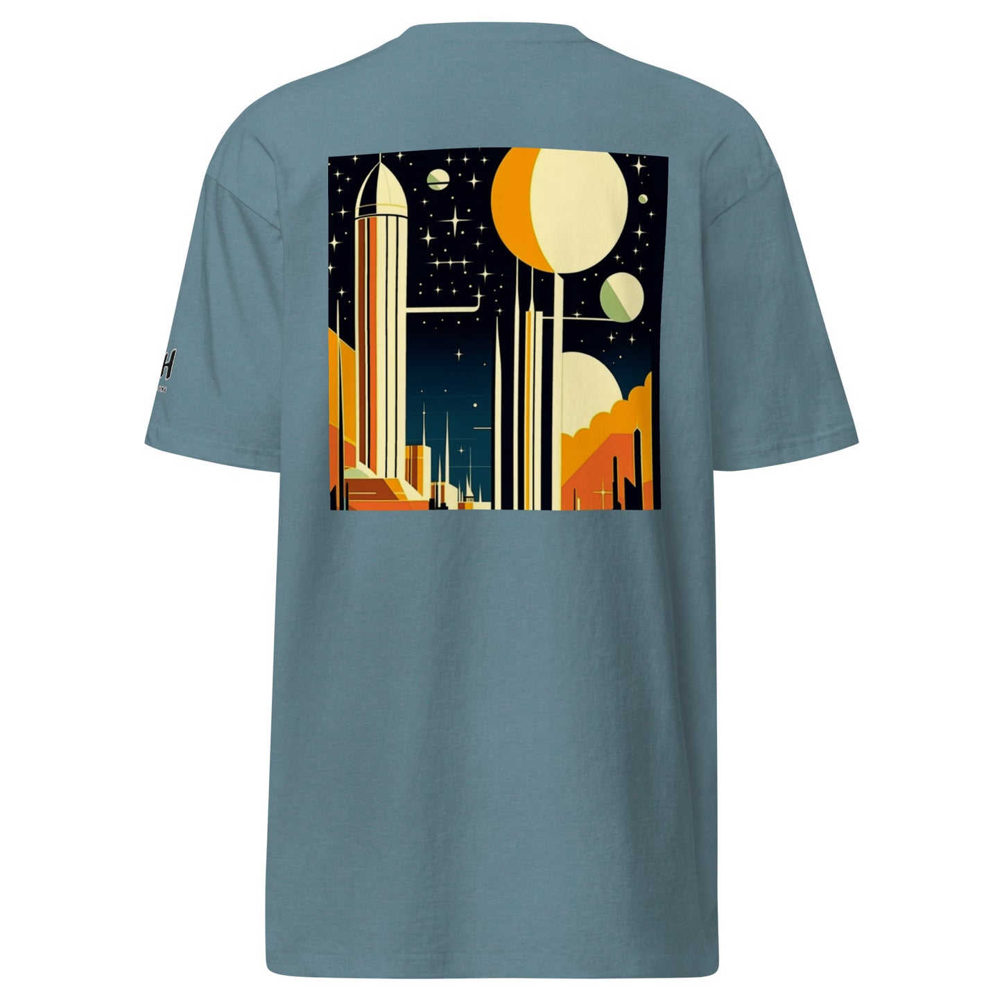 Space Exploration Men’s premium heavyweight tee