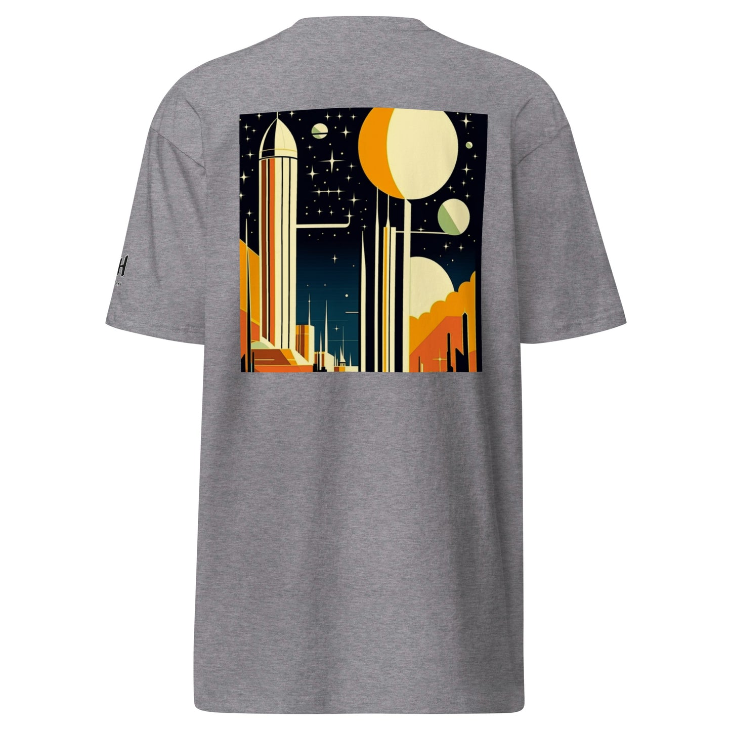 Space Exploration Men’s premium heavyweight tee