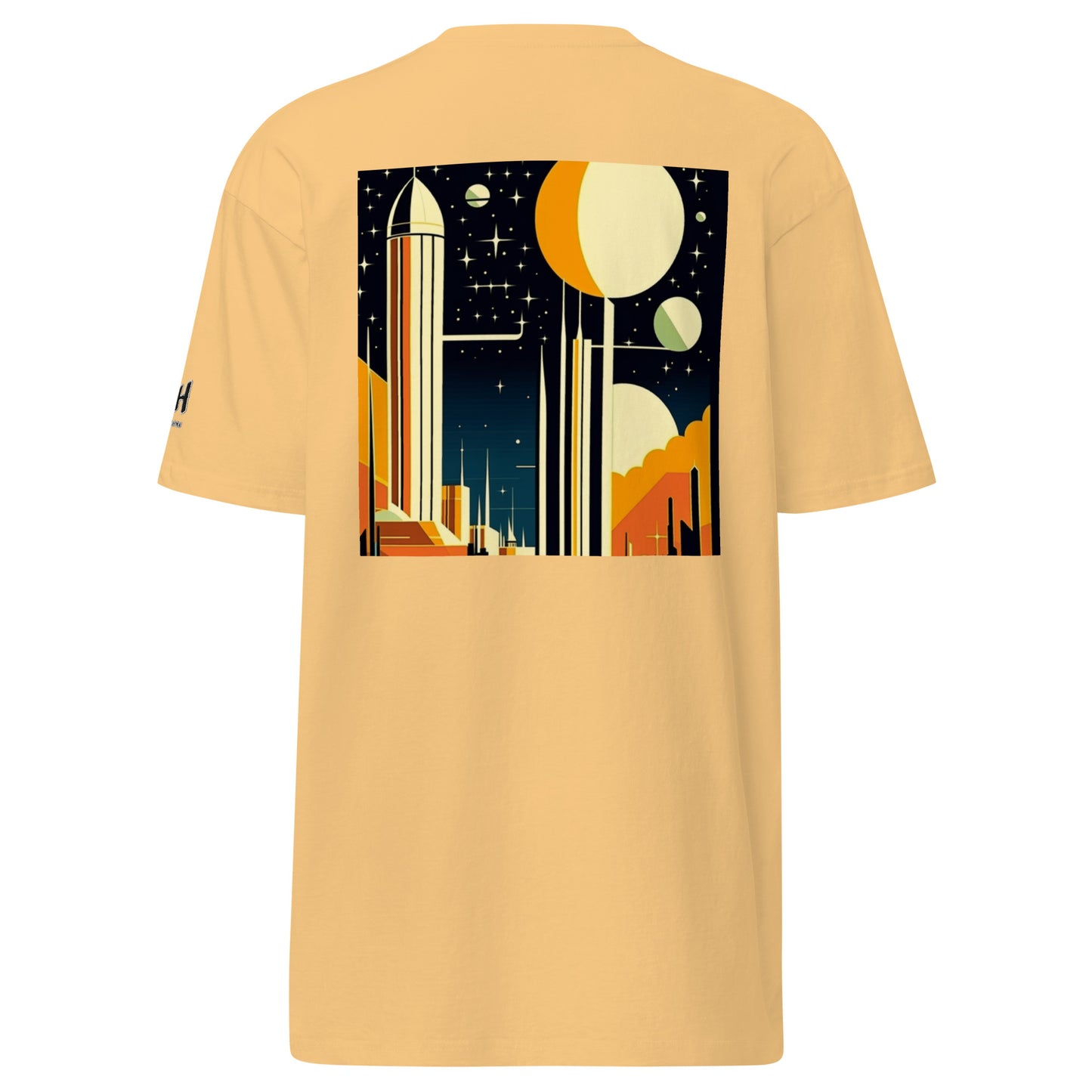 Space Exploration Men’s premium heavyweight tee