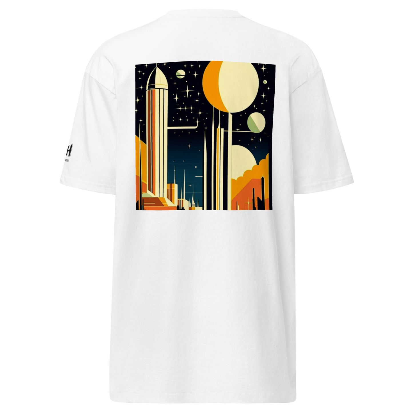 Space Exploration Men’s premium heavyweight tee