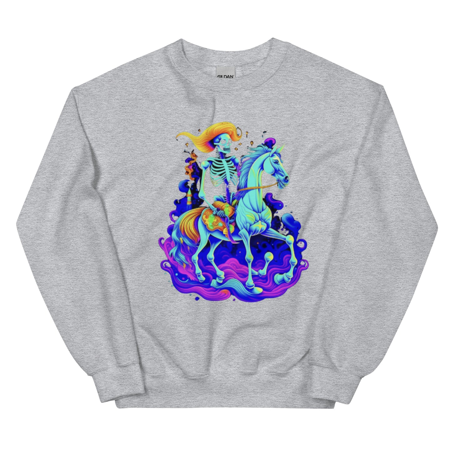 Unicorn Skeleton Unisex Sweatshirt