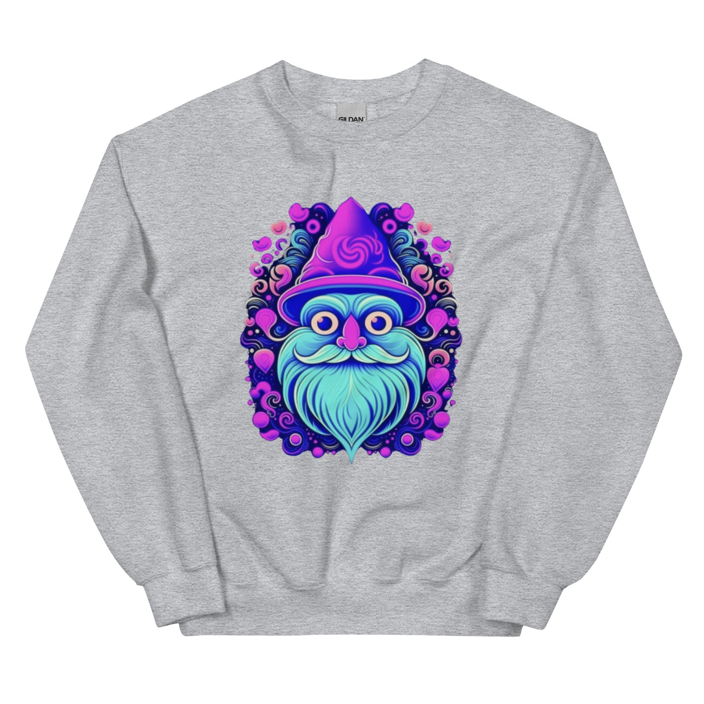 Purple Friendly Gnome Unisex Sweatshirt