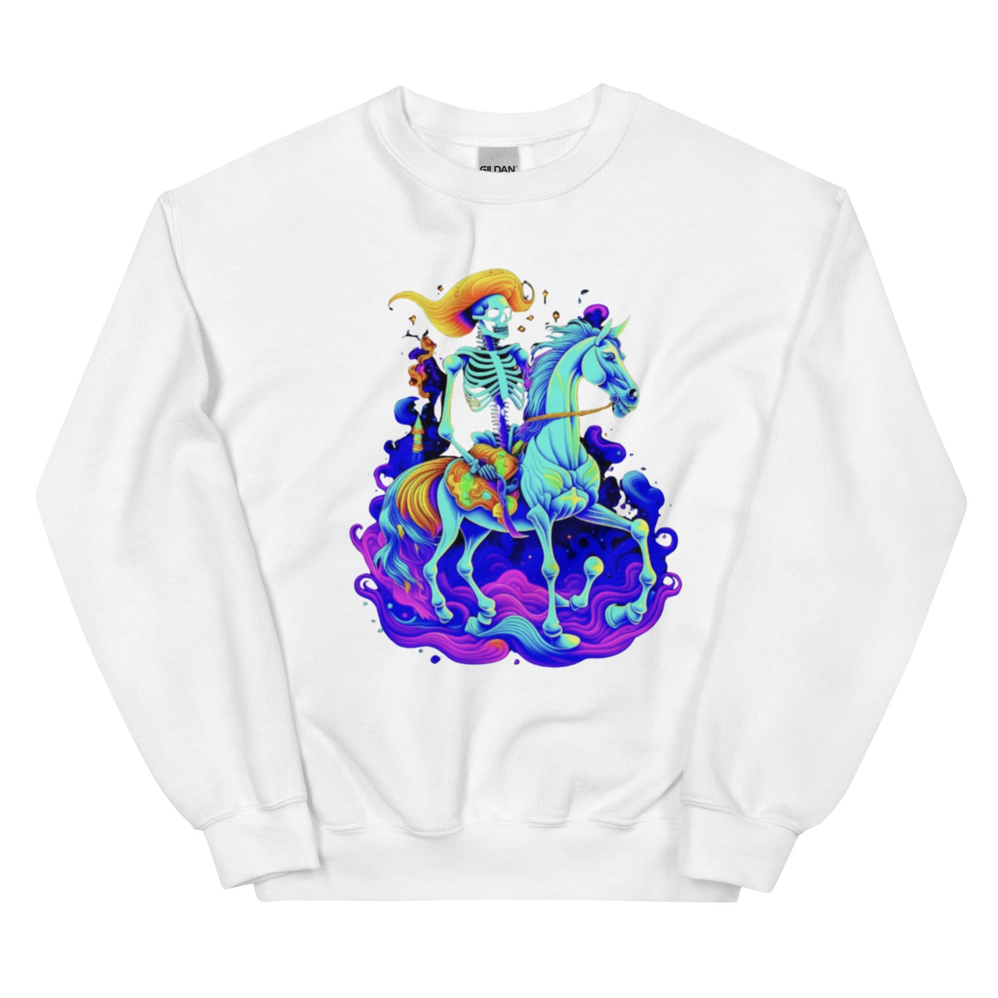 Unicorn Skeleton Unisex Sweatshirt