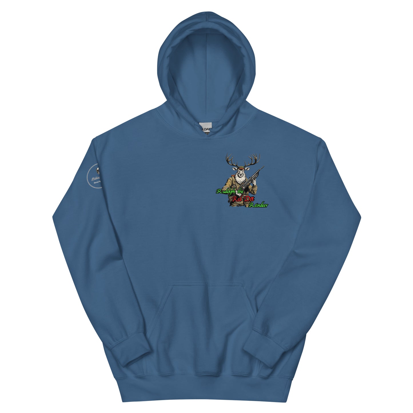 Rudolph The Red Dot Reindeer Unisex Hoodie