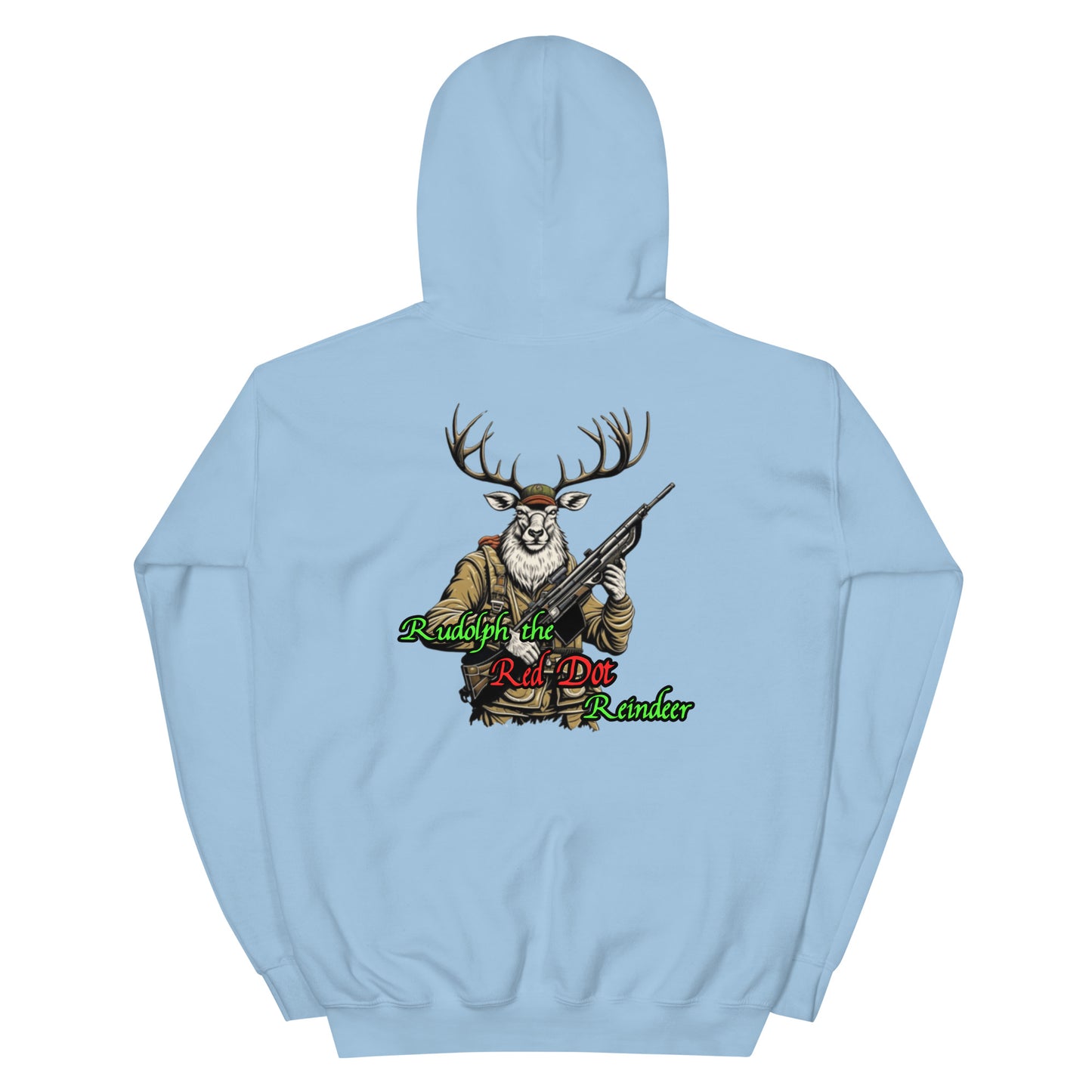 Rudolph The Red Dot Reindeer Unisex Hoodie