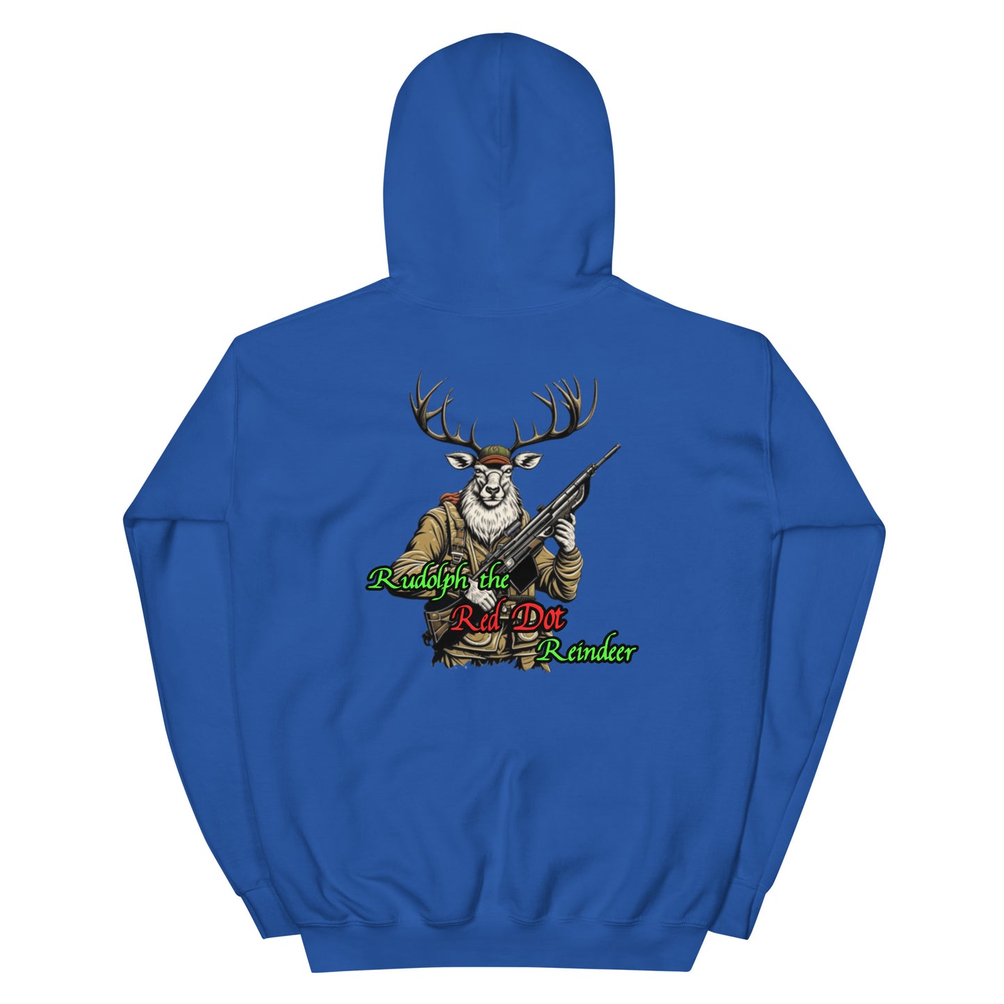 Rudolph The Red Dot Reindeer Unisex Hoodie