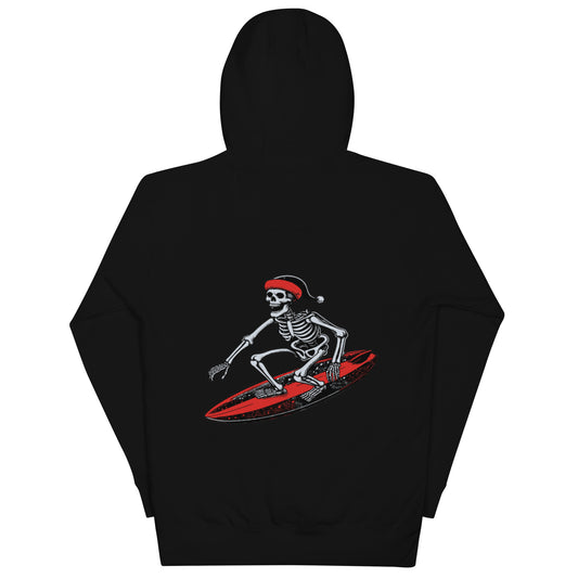 Surfing Skeleton Winter Hoodie Unisex Hoodie