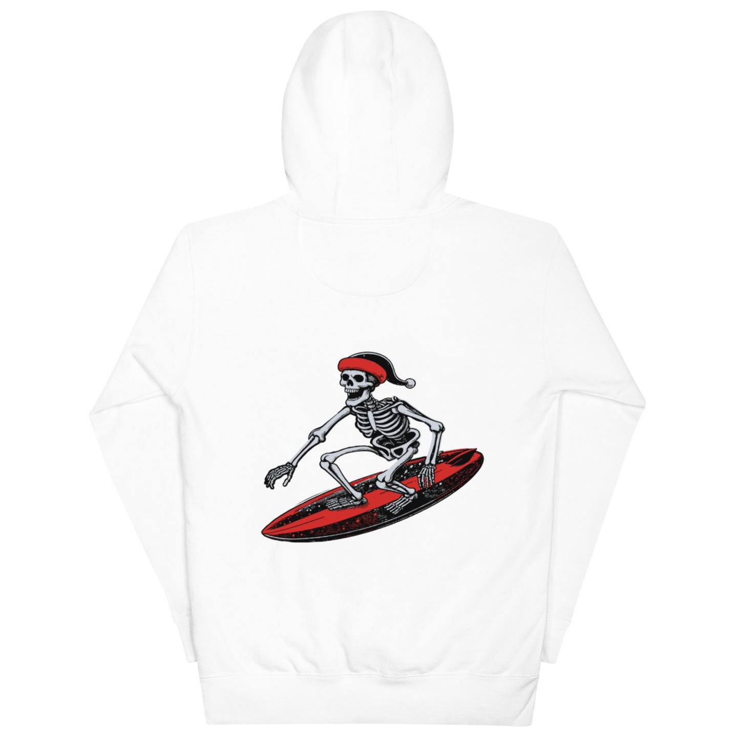 Surfing Skeleton Winter Hoodie Unisex Hoodie